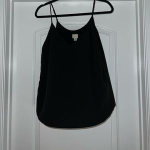 Black flowy cami